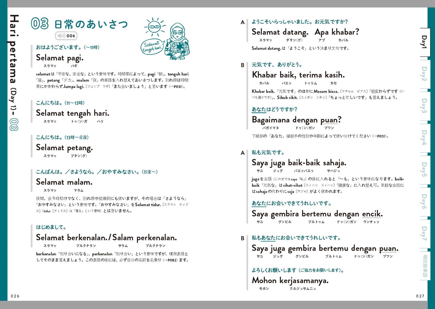 インドネシア語の基本が7日間でわかる本』『マレーシア語の基本が7日間