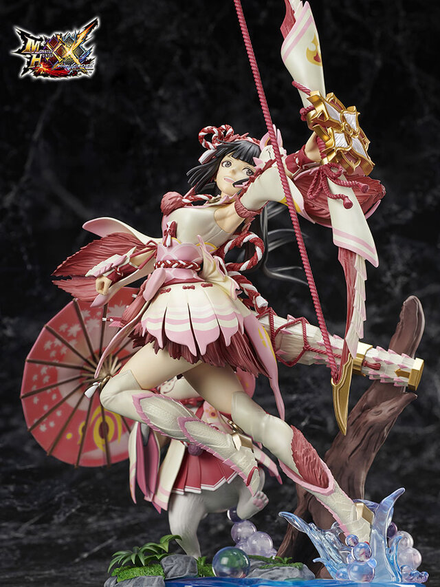 モンハンXX』ミツネシリーズを装備した女性ガンナーがフィギュアに