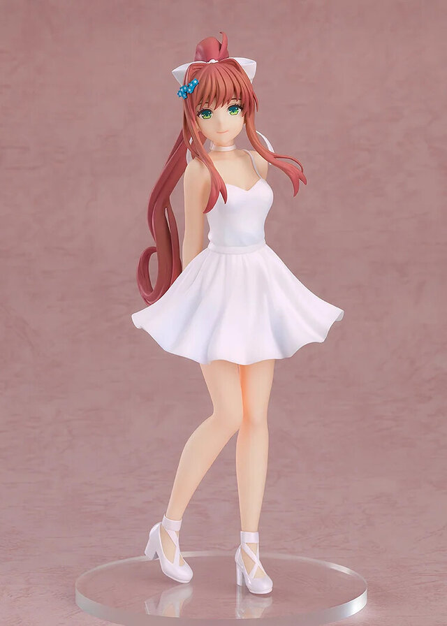 白ドレスとポニーテールがなびく…！『ドキドキ文芸部！』部長「モニカ