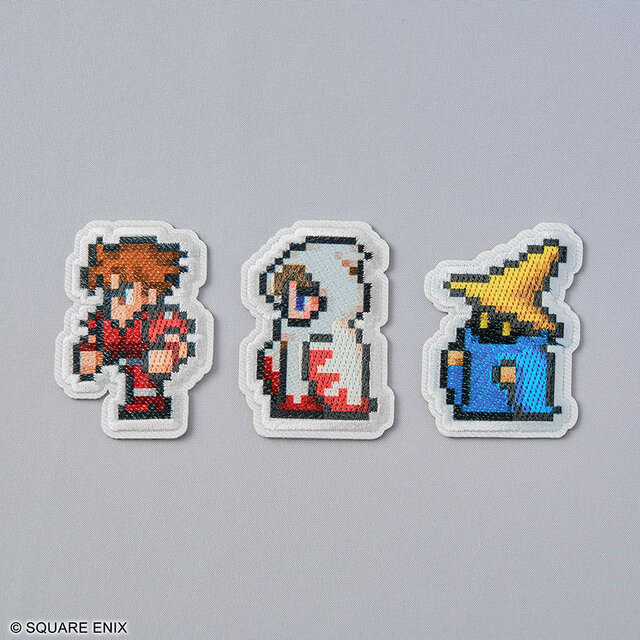 FF』ピクセルリマスターのキャラクターたちが可愛いワッペンに