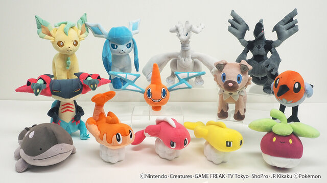 レシラム、ゼクロムが揃って登場！『ポケモン』ぬいぐるみ「ALL STAR