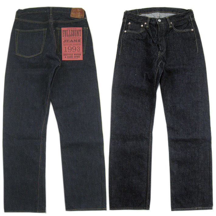 FULLCOUNT フルカウント 1101 STRAIGHT DENIM ジーンズ ワンウォッシュ