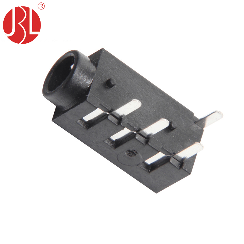 PJ-320A TRRS 3.5mm Audio Jack THT Hole Right Angle