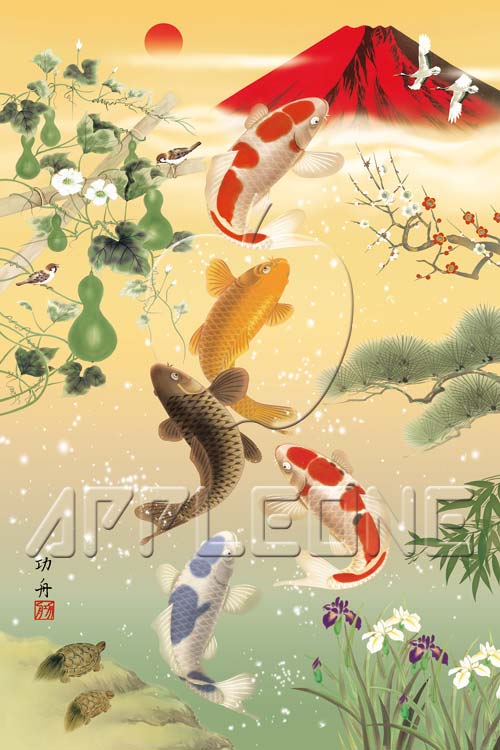 APP-1000-666 瀬田功舟 五鯉躍 1000ピース アップルワン の商品詳細