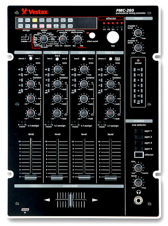 中古品】Vestax/DJミキサー/PMC-280 -DJ機材アナログレコード専門店