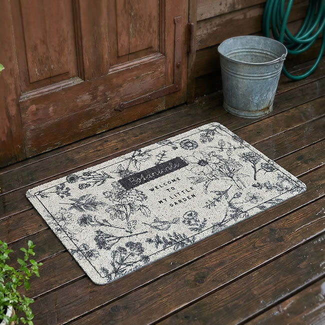 水洗いできるPVC玄関マット 屋内屋外兼用 滑り止め付き カット可能