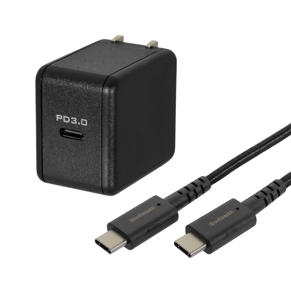 温度センサー搭載 PD対応 超タフUSB Type-CtoCケーブル付き USB Type-C