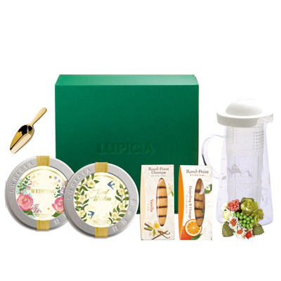 LUPICIA】お茶2種と茶器とお菓子「ウェディング マーチ」 | ギフト