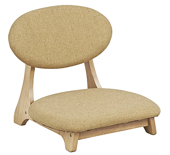 あぐらがかきやすい天然木ロー座椅子 1RB-YS439｜問屋卸し格安通販