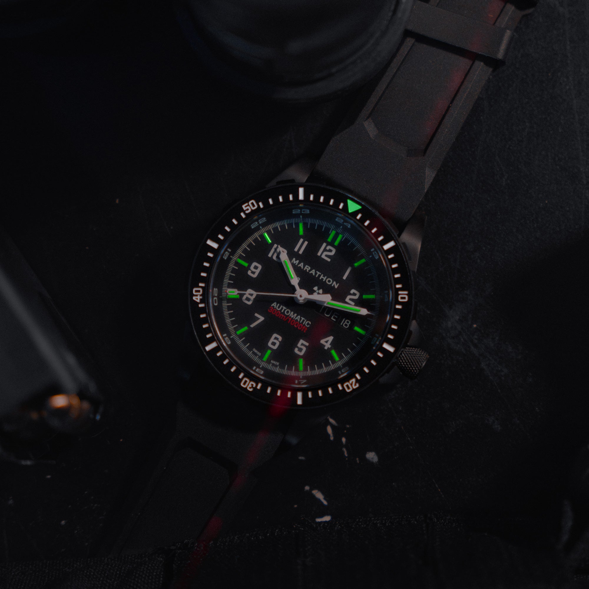 46mm Anthracite Large Diver's Automatic (JDD) – Marathon Watch