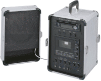 移動用PAシステム（ワイヤレスアンプセット）カセットCD内蔵 ｜ なんず