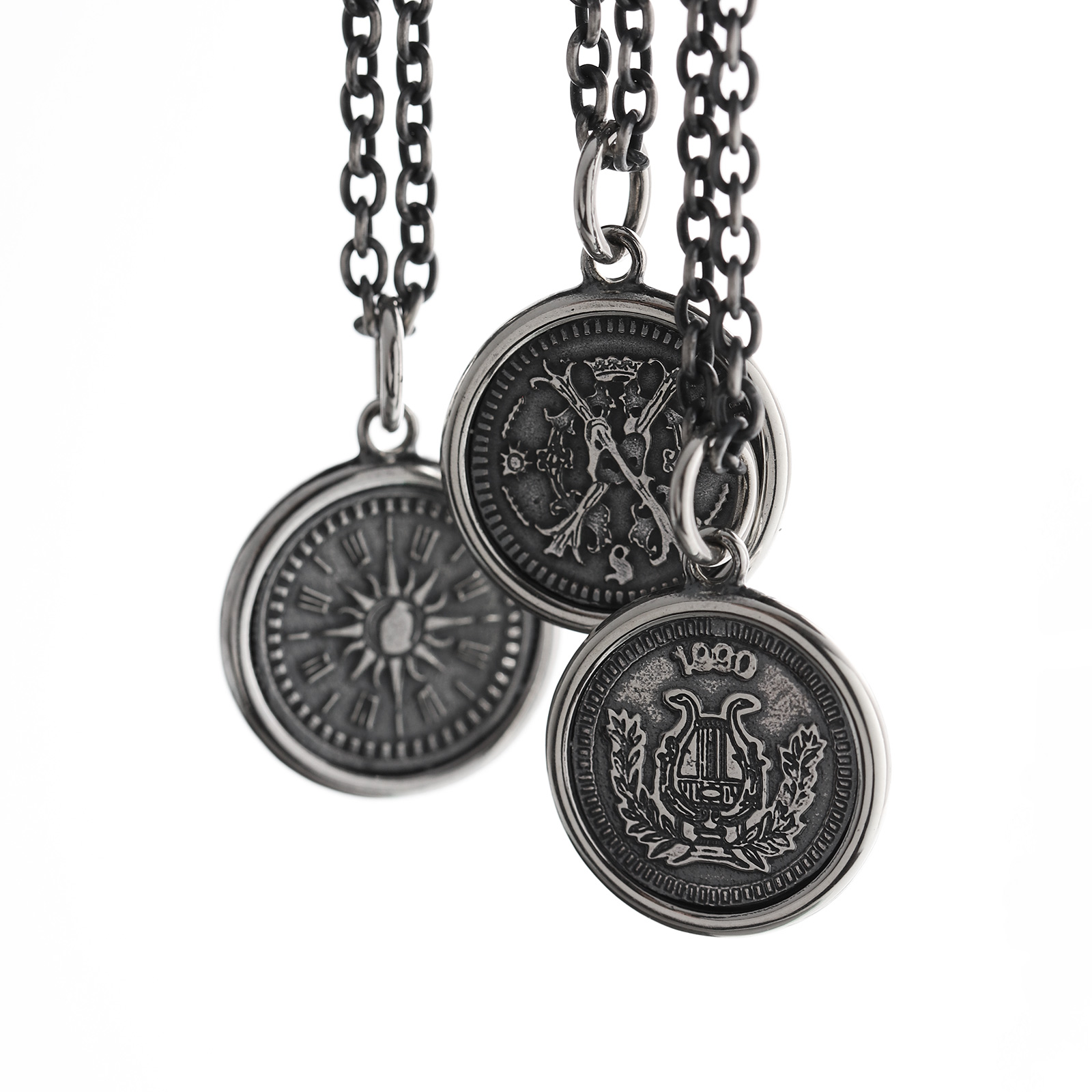 SYMPATHY OF SOUL（シンパシーオブソウル） Frame Coin Necklace - OX