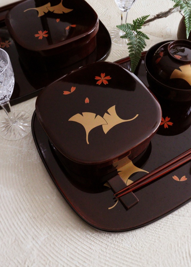 輪島塗おもてなし膳セット 2セット 懐石膳 懐石セット 会席 お膳 お重