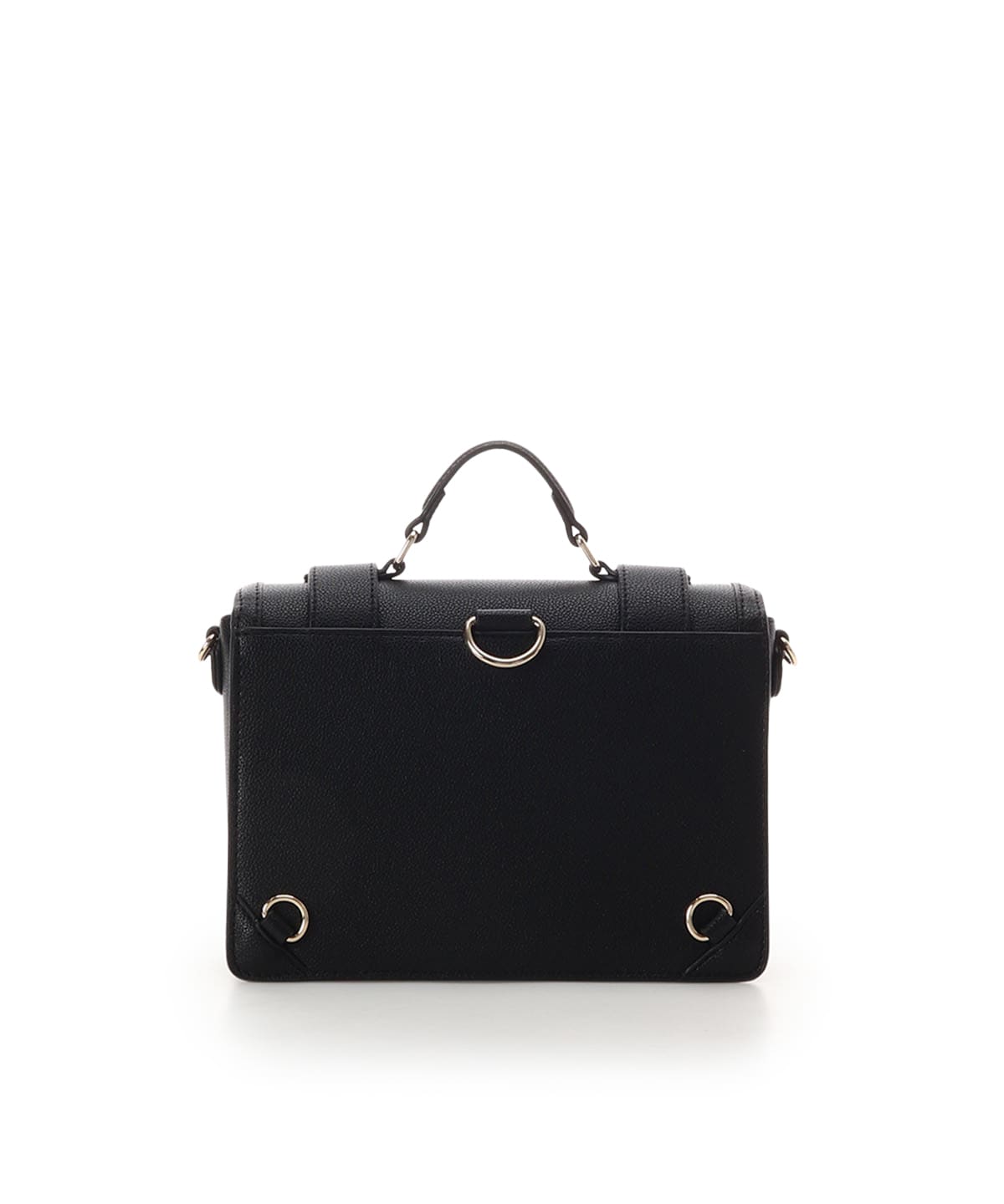 ハートベルトサッチェルショルダーバッグ(FREE ブラック