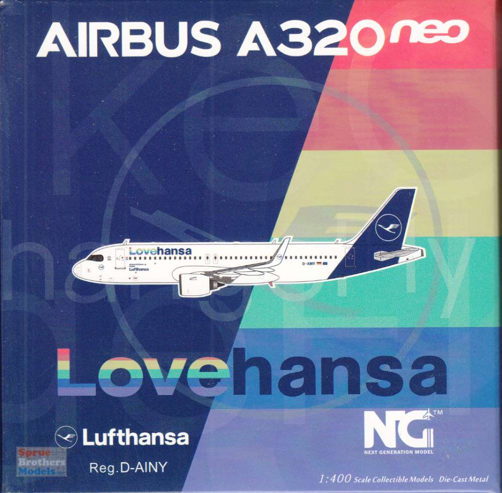 NGM15009 1:400 NG Model Lufthansa Airbus A320neo Reg #D-AINY
