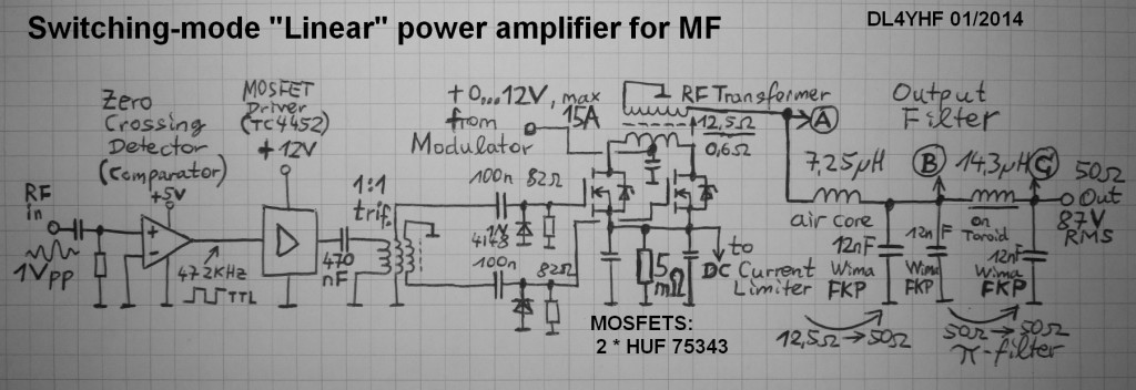 Linear power amplifier with switching-mode modulator