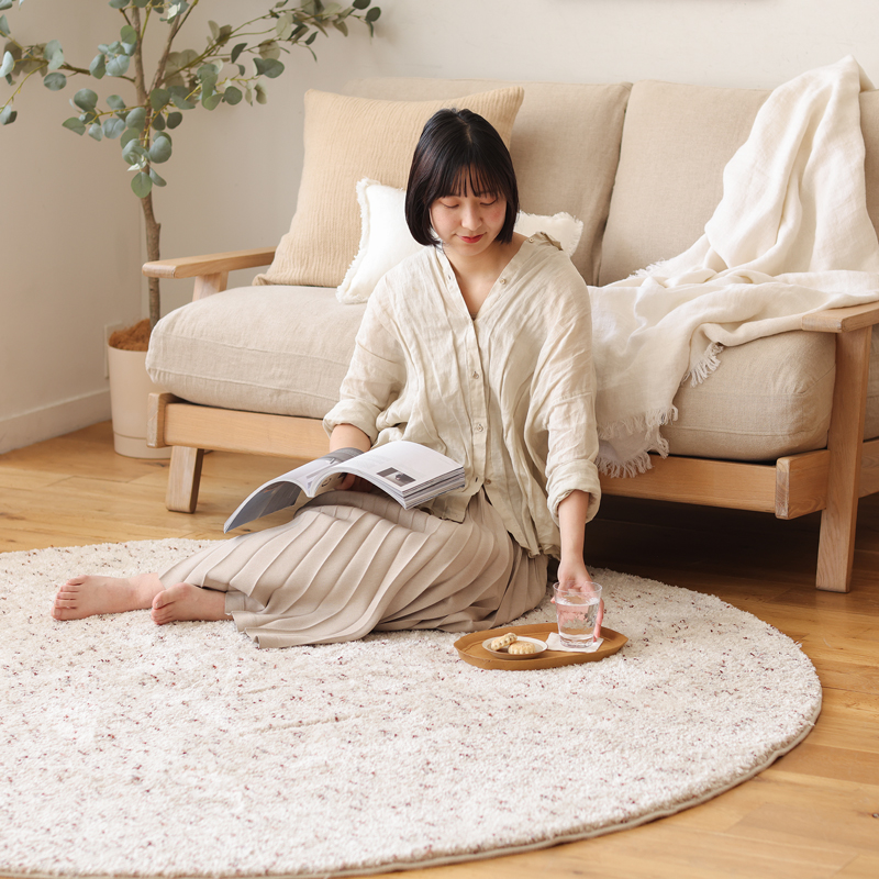ラグマット LUCE 円形タイプ ｜家具・インテリア通販 Re:CENO(リセノ)