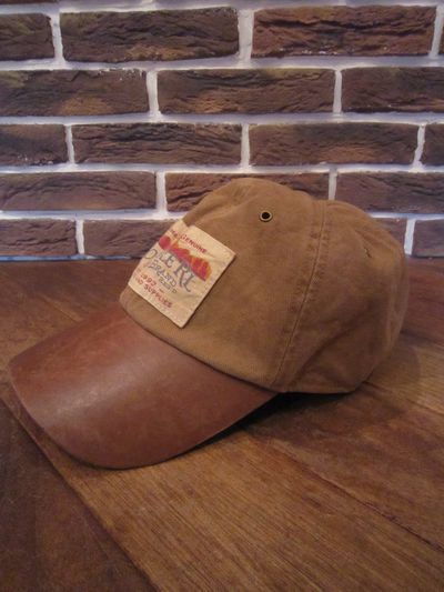RRL等の通販サイト【RHYTHM】RRL(ダブルアールエル)CANVAS×LEATHER CAP
