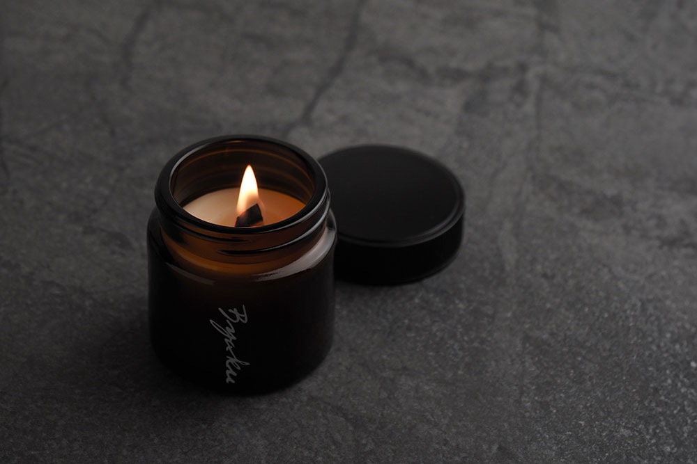 Byaku Flamme Parfumée ビャク アロマキャンドル / byaku