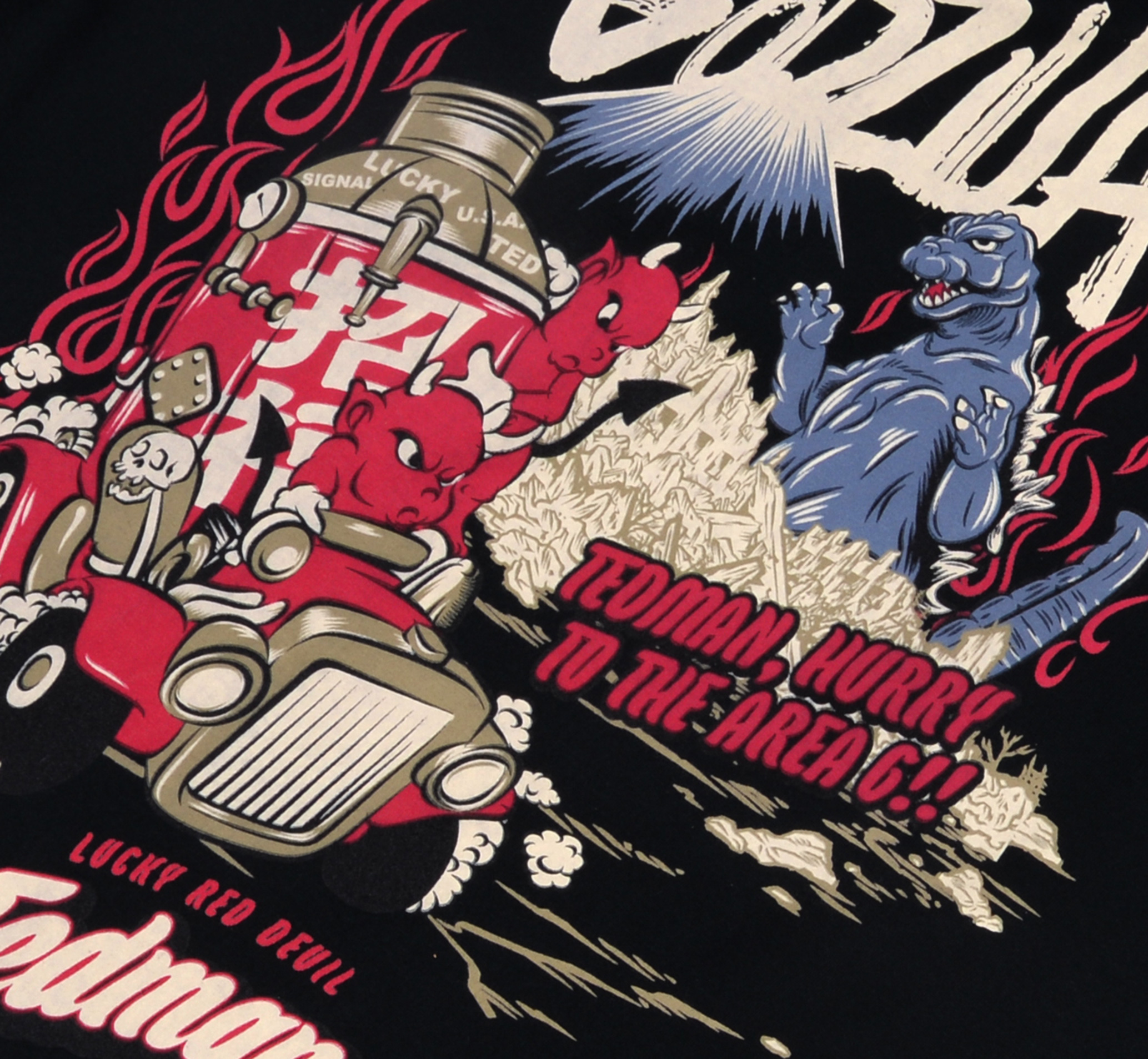 TDGZ-100| TEDMAN×GODZILLA コラボTシャツ | TEDMAN