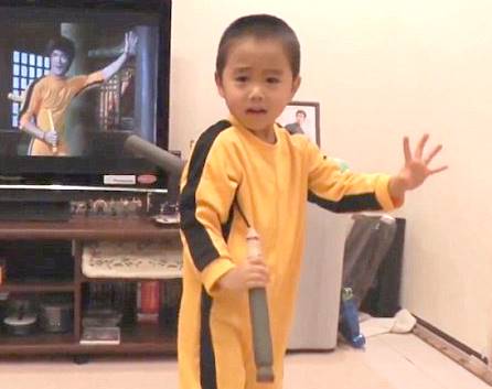 ブルース・リー (李小龍) 子供用死亡遊戯イエロー・トラックスーツ