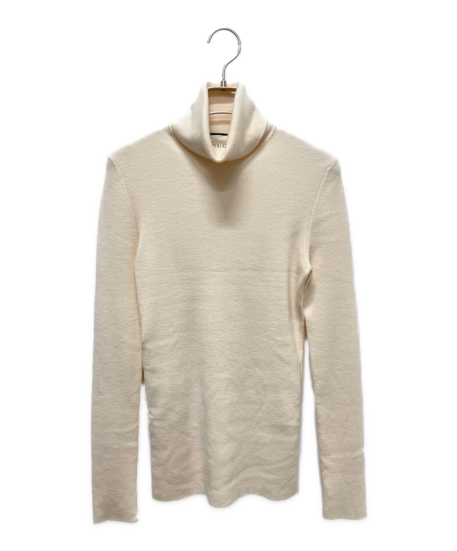 中古・古着通販】GUCCI (グッチ) タートルネックニット アイボリー