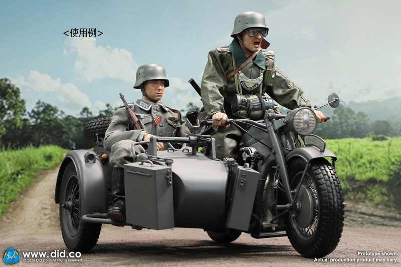 DID】E60075 1/6 WW2 German Zündapp KS 750 Motorcycle with