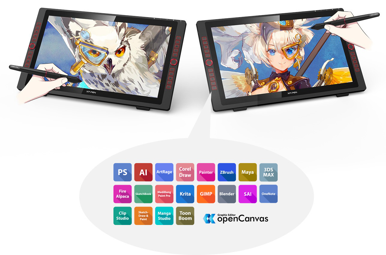 Artist 22R Pro Large Professional Drawing Tablet Monitor | XPPen