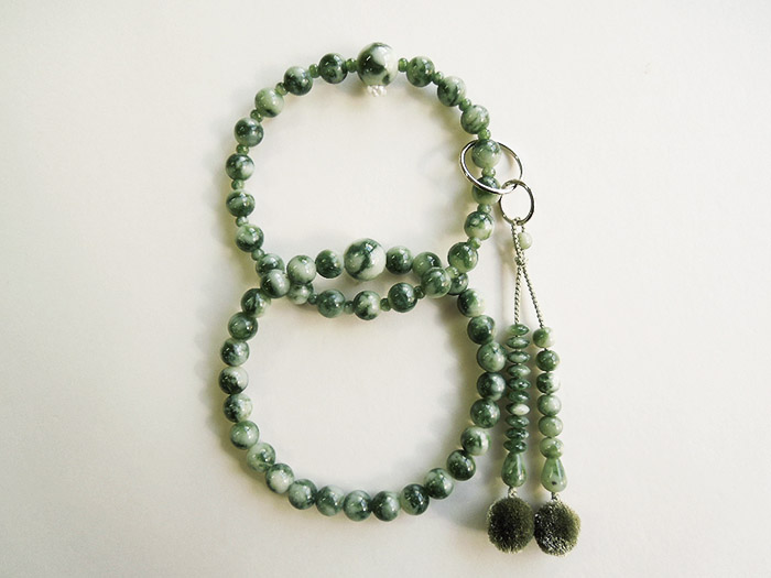 中国華翡翠三万浄土利休房共仕立 お数珠の安田念珠店へ｜総本山御用達