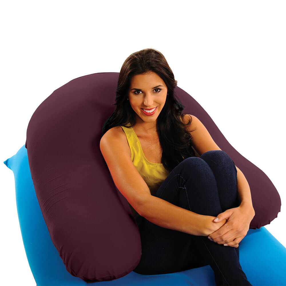 Yogibo U字型ビーズクッション 赤 Yogibo（ヨギボー） U字型が背もたれ