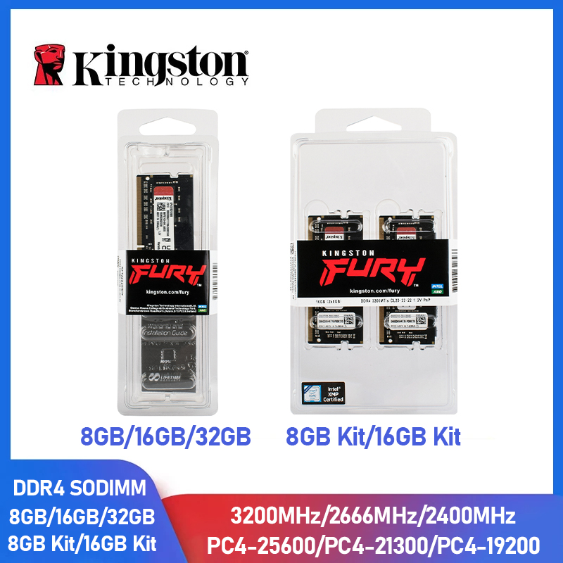 キングストン-プラディインパクトラップトップメモリキット,ddr4,32GB