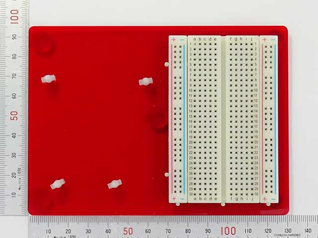Arduino用アクリルベースセット(透明赤): 開発ツール・ボード 秋月電子