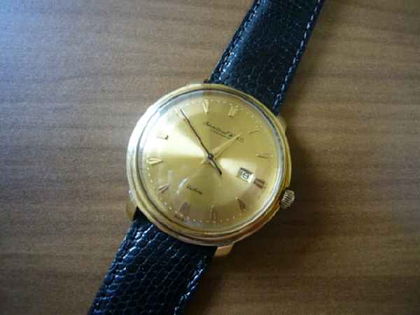 IWC Cal.8521 オールドインター DELUXE 18KYG ゴールド文字盤 | アン