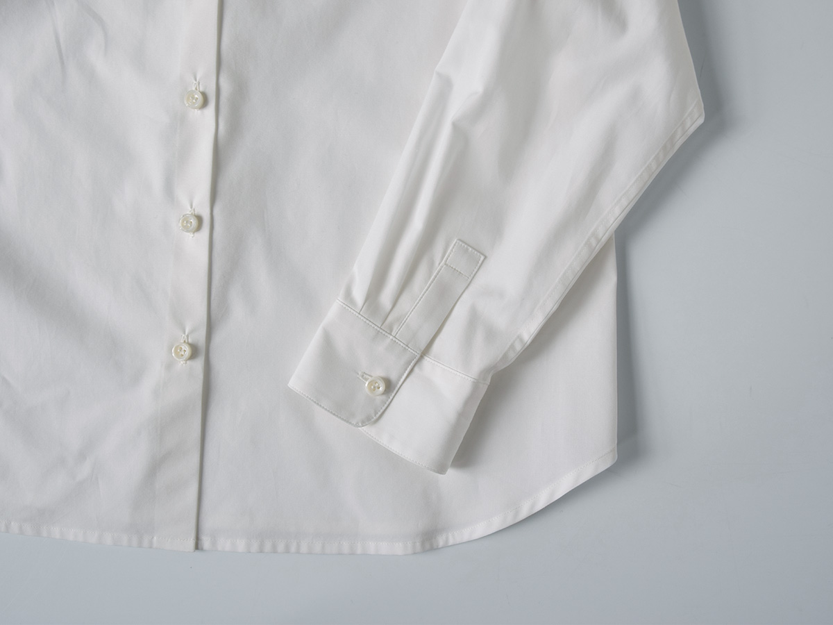 atelier naruse アトリエナルセ フォーマル コットン 丸衿 シャツ