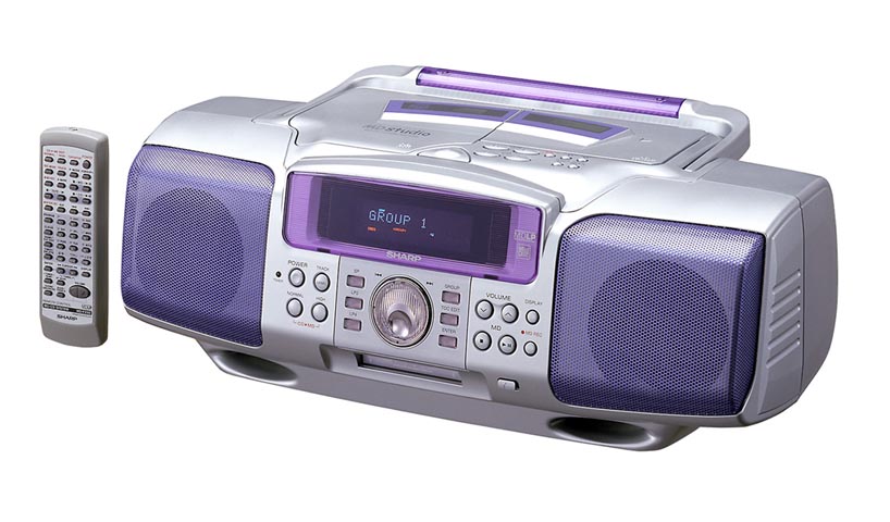 シャープ、CD-R/RW再生に対応したCD/MDラジカセ