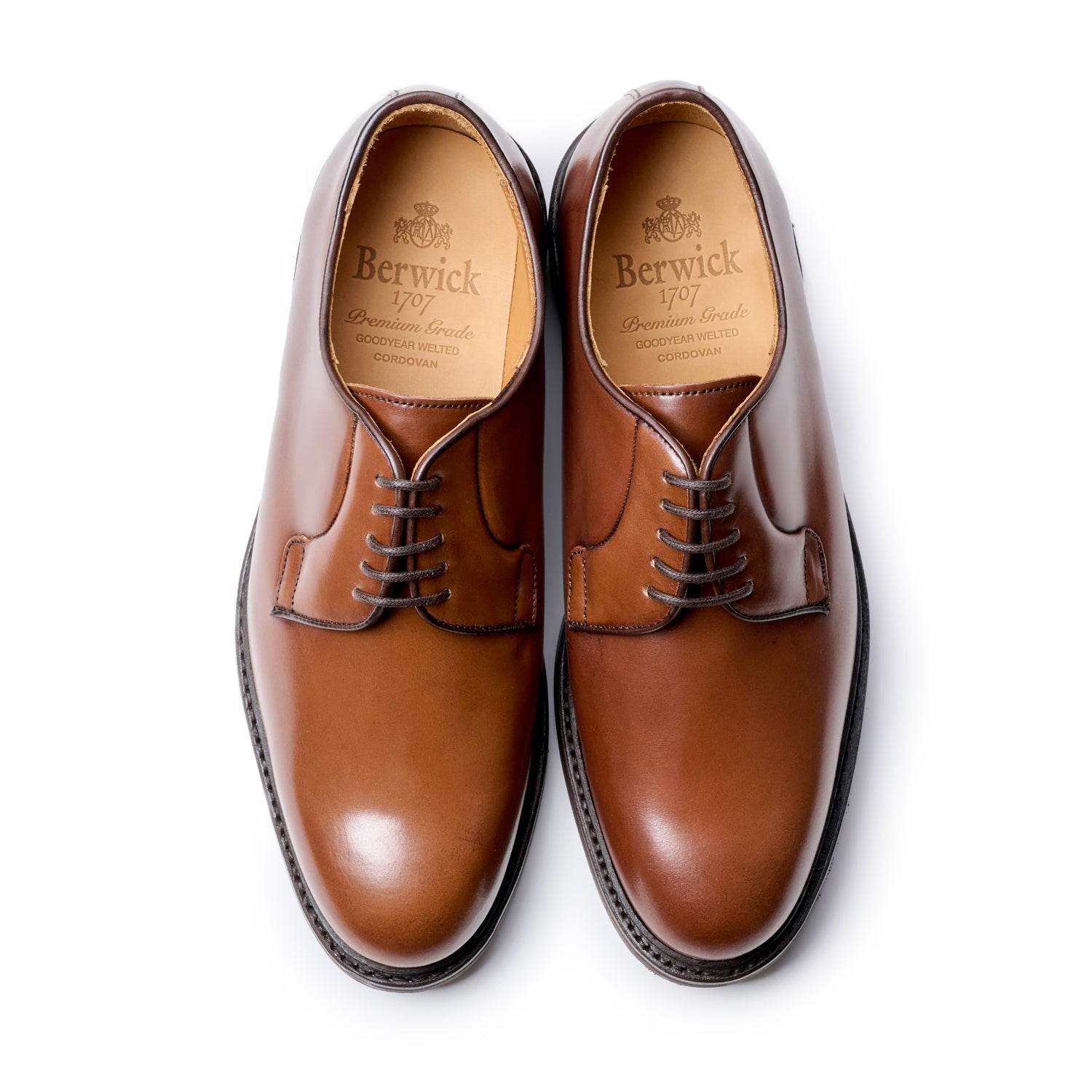 Berwick1707 | プレーントゥ コードバン | 3680RDDABR – バーウィック