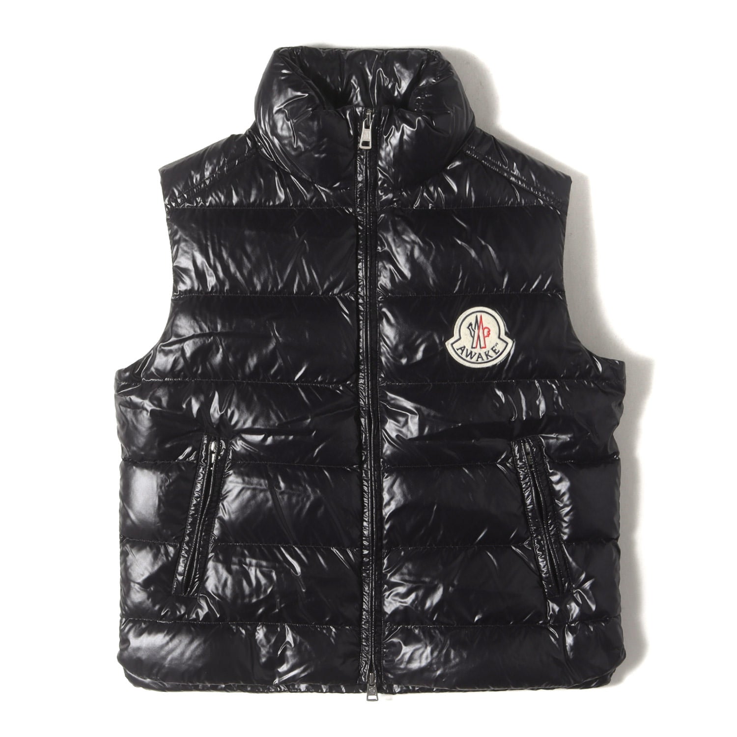Awake NY バック コラボ ロゴ デカワッペン ダウンベスト (PARKER