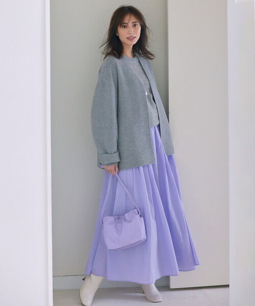 MANTECOリバー ショート コート（ノーカラーコート）｜23区（ニジュウ