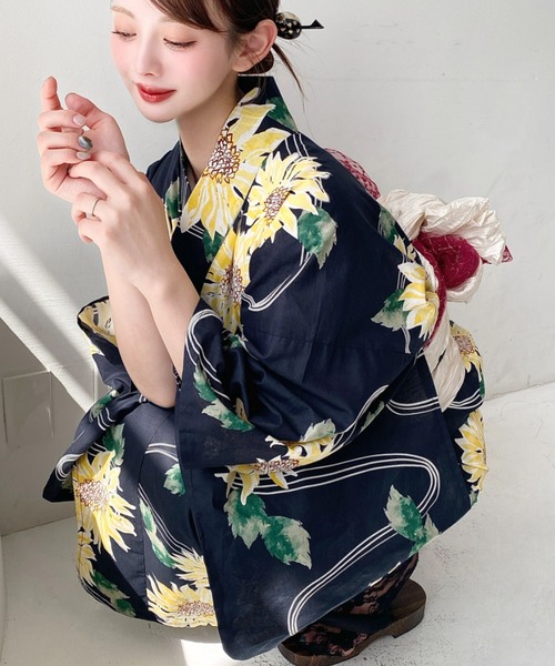 セール】浴衣3点セット（ゆかた・帯2本）、その他3のみ2点セット（浴衣