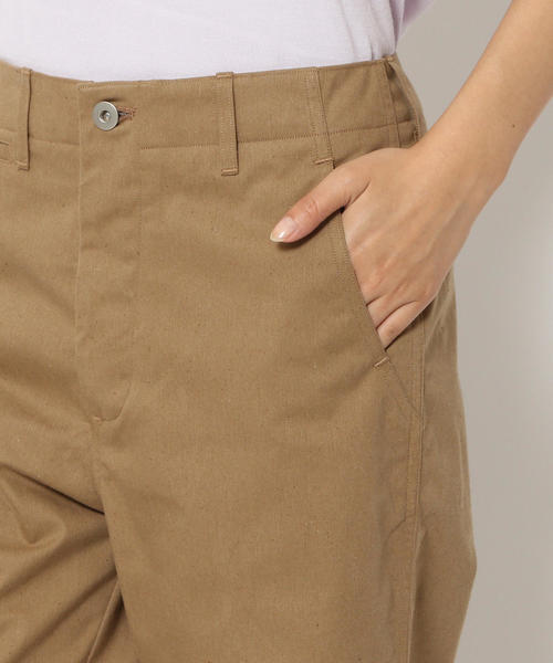 セール】コットンチノ ストレートパンツ（チノパンツ）｜GALERIE VIE