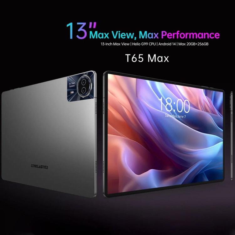SIMフリー】Teclast T65 Max Tablet PC 13.0 インチ LTE 256GB ダーク
