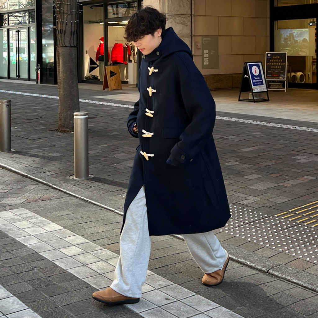 ベーシックフーディーダッフルコート | ファッション通販サイト NUGU