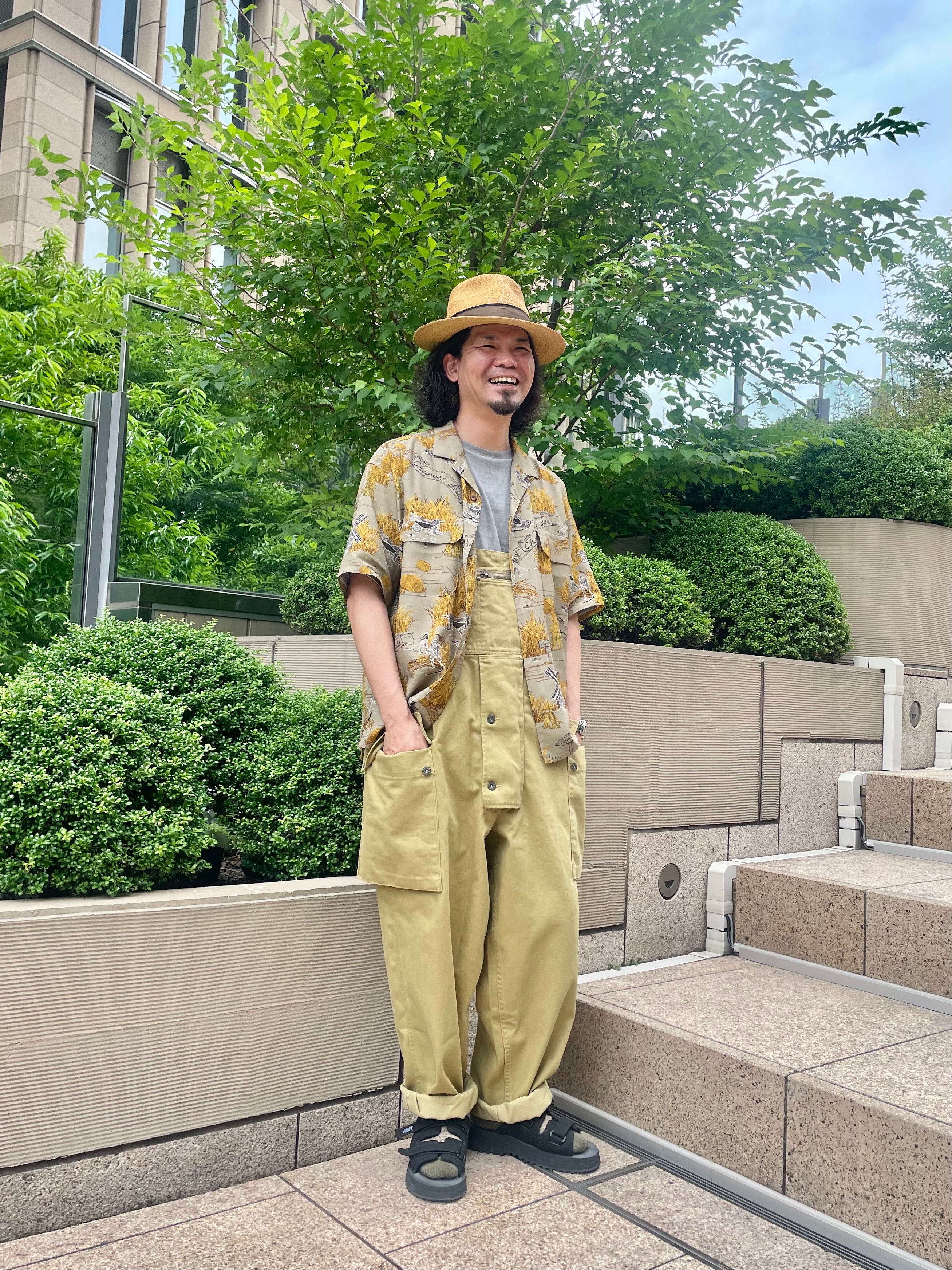A fusion of military and workwear》WORKBENCH DUNGAREE – Nigel Cabourn
