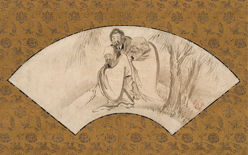 方外印 三教図扇面 | 神奈川県立歴史博物館