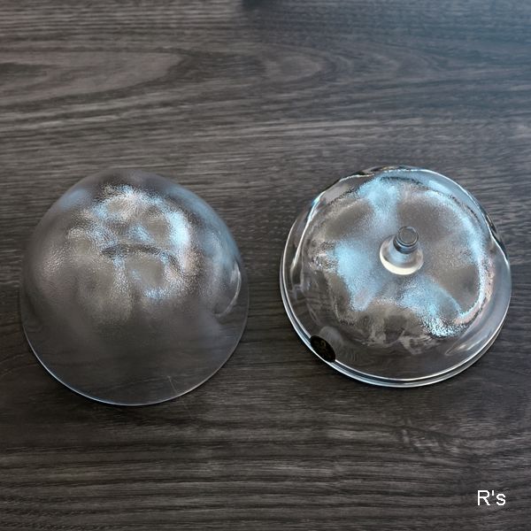 HOYA CRYSTAL ホヤクリスタル ガラスキャニスター アップル 未使用品