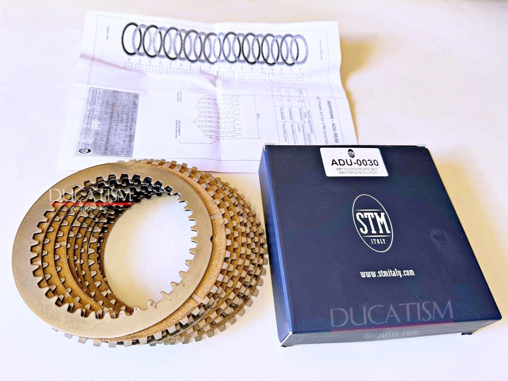 あすつく STM DUCATI Z48T 乾式クラッチディスクkit ドゥカティ ADU