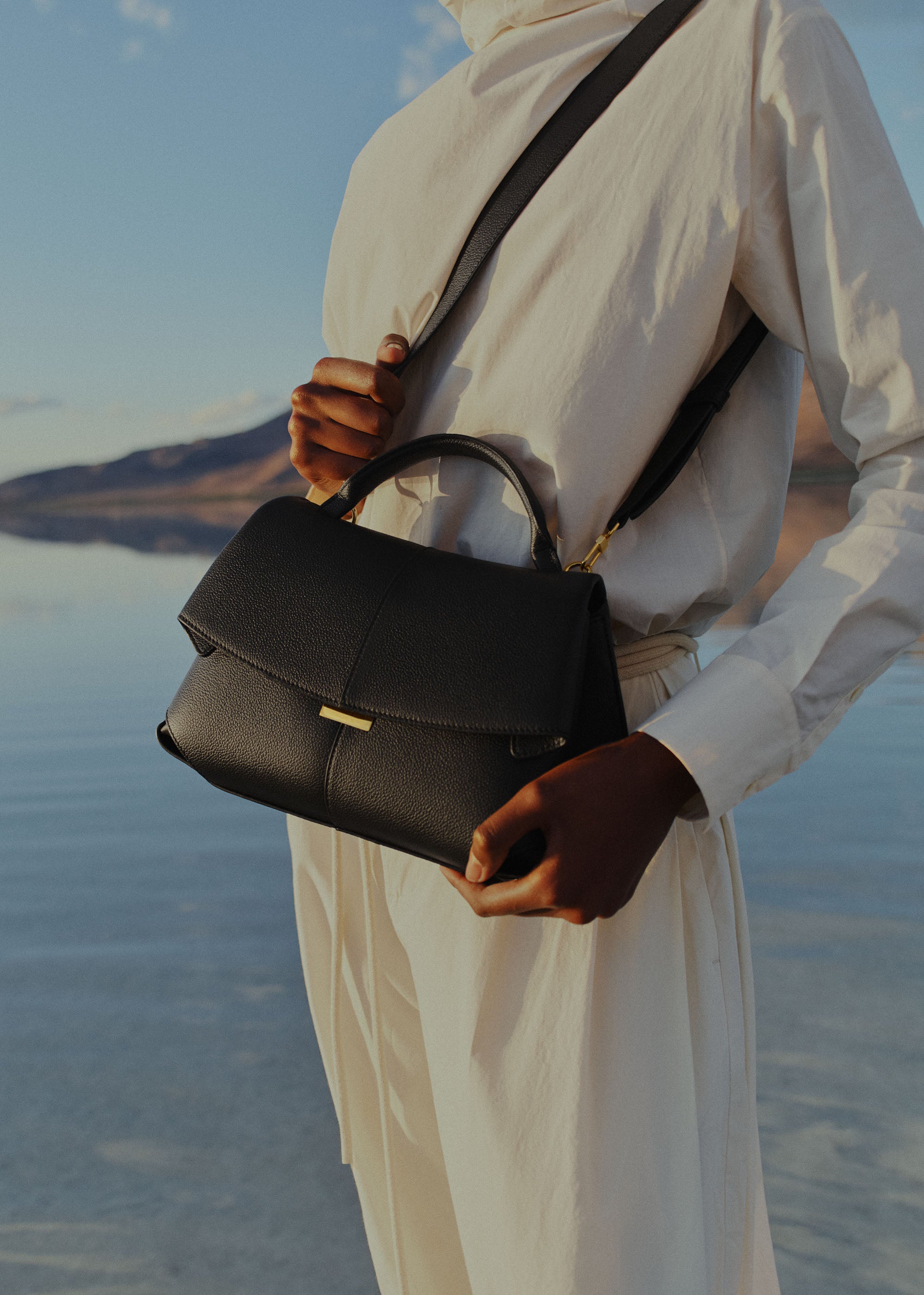 Polène | Bag - Mokki Mini - Textured Black