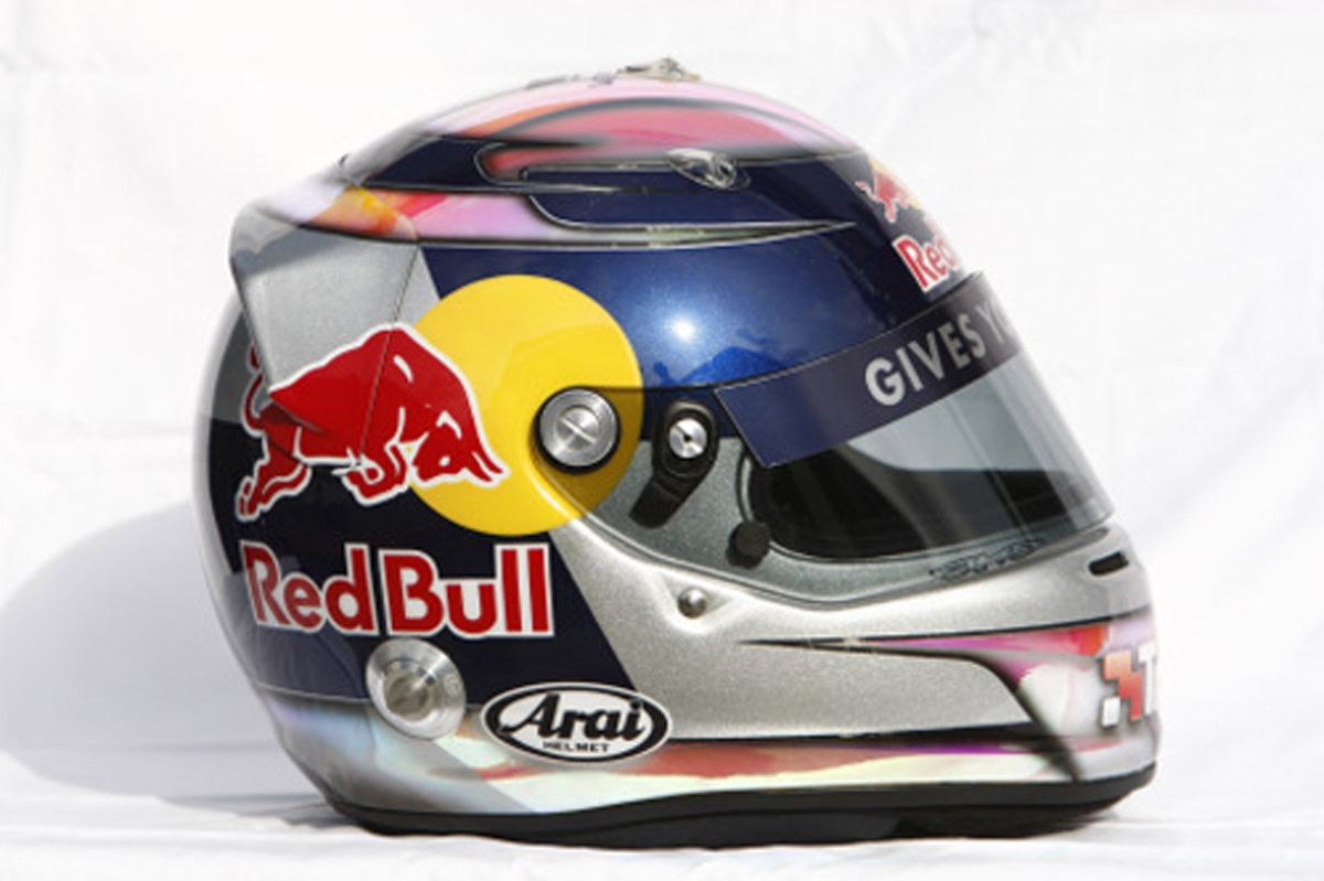 セバスチャン・ベッテル ヘルメット （2009年） 【 F1-Gate .com 】