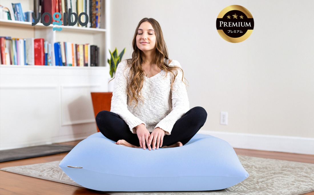 Yogibo Mini Premium（ヨギボー ミニ プレミアム）＜ペールブルー