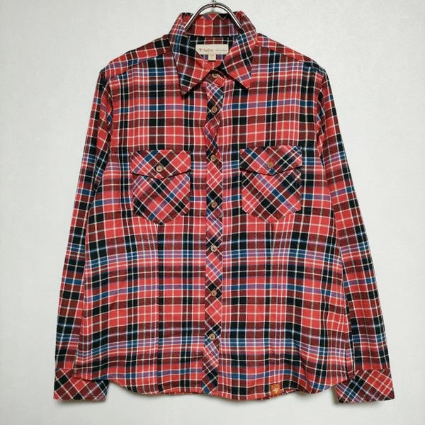 Foxfire 8112585 ネルシャツ チェック ポリエステル 長袖シャツ レッド